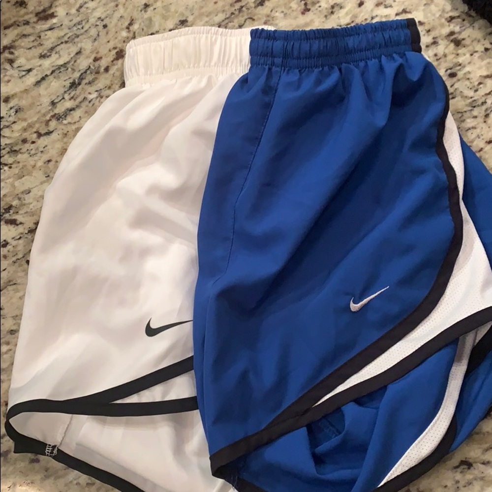 Two Nike shorts size xsmall